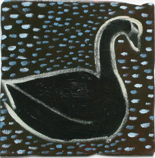 Black Swan on the Water