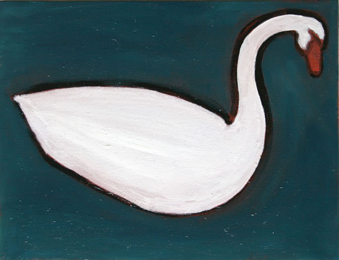 Swan Over Deep Water 