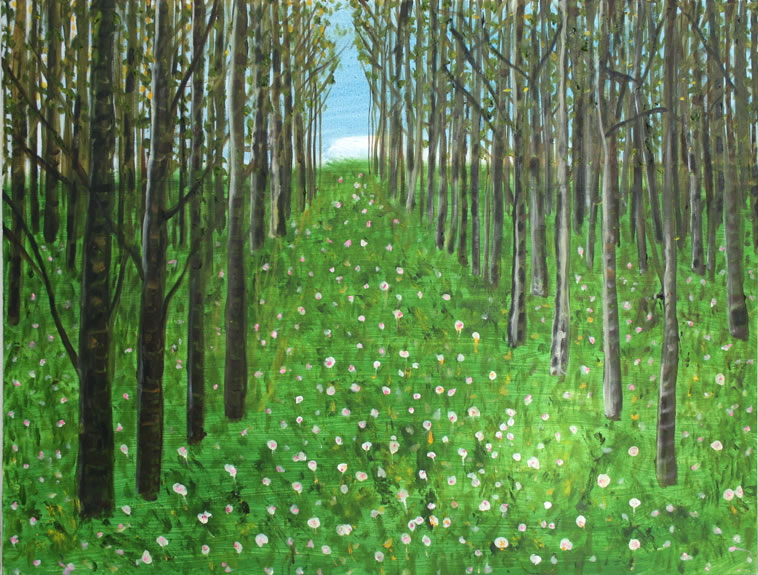 Summer Poplars